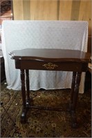 Antique Mahogany Side Table with Drawer