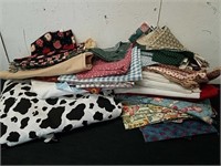 Assorted pieces of fabric