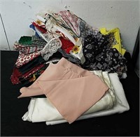 Various pieces of fabric