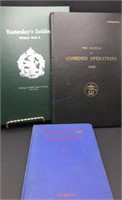 3 Military Hardcover Books