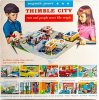 1960s Remco Thimble City Magnetic Board Game