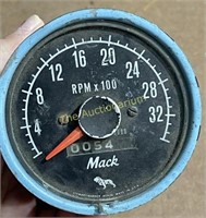 Vintage Mack Tachometer