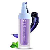 MEOLY Purple Toothpaste for Teeth Whitening -...
