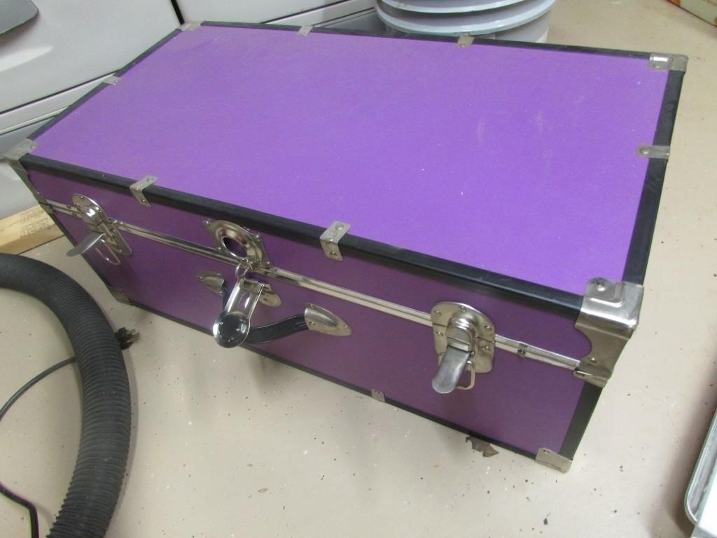 purple trunk & all misc items inside