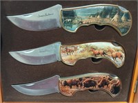 Hautman Collection Knives in case