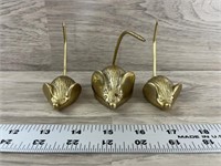 Brass Mouse Set