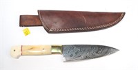 Kevin Johnson Mint Damascus steel chef knife,