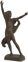 Louise Allen Figural Bronze Sculpture