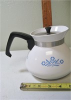 Vtg Corning Ware Blue Cornflower 6 Cup Teapot