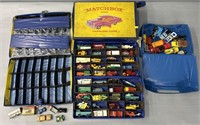 Die-Cast incl Matchbox Cars; 3 Carrying Cases