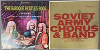 Baroque Beatles & Soviet Band and Chorus Vinyl LPs