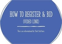 BIDDING INSTRUCTIONS: HOW TO REGISTER & BID: