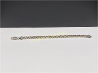 STERLING SILVER LINK BRACELET