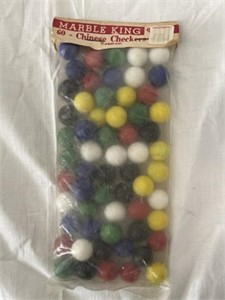Bag of Vintage Marble King Chinese Checkers