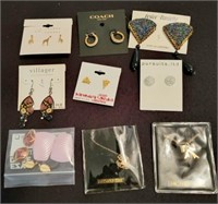25+ PAIR COSTUME EARRINGS, NECKLACE, ETC.