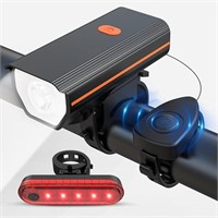 Rechargeable Bike Light with Electric Bell