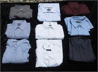 9 Dress Shirts: Tommy Hilfiger - Long, Gap - Long,