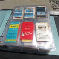 Binder of Match Covers & Matchbooks: Airplanes,