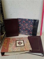Scrapbook, stampin Up book, and picture albums