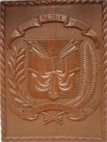 Wooden Crest - Dominican Republic Seal