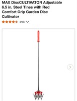 MAX DiscCULTIVATOR Adjustable