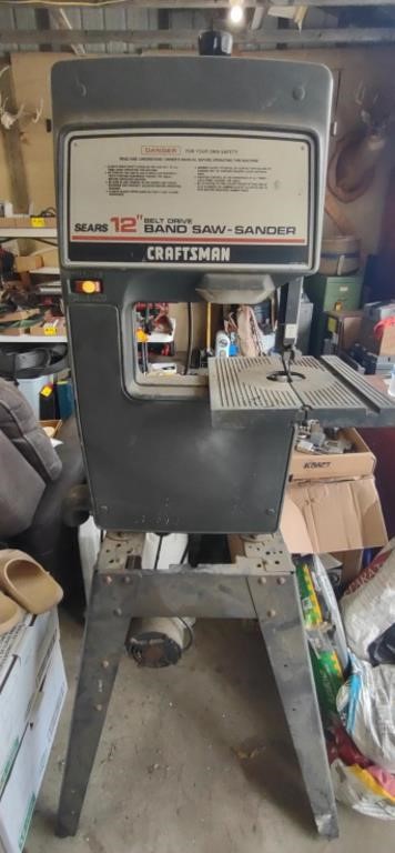 Sears 12" Belt Drive Band Saw Sander (Model