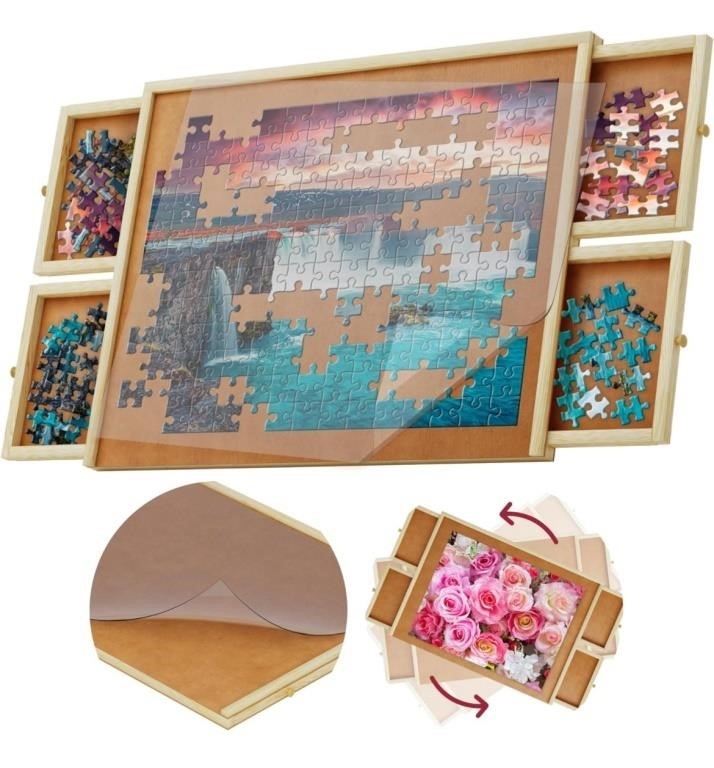 1000 Piece Wooden Jigsaw Puzzle Board - 4