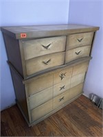 Vintage 7-Drawer Dresser 47” Tall & 42” Wide