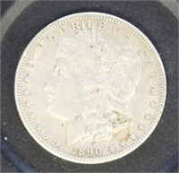 US Coins 1890-S Morgan Silver Dollar