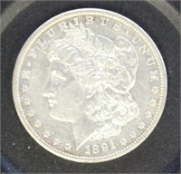 US Coins 1891-S Morgan Silver Dollar