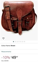 Vintage Style Genuine Leather Cross Body Shoulder