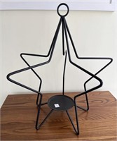3D metal star candle holder (does not come with