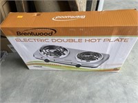 Brentwood electric double hot plate