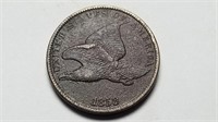 1858 Flying Eagel Cent Penny Very High Grade