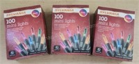 Sylvania Multi 100 Mini Lights (3), 20'