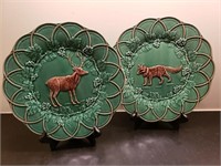 Pair of Collectible Plates Made in Portugal