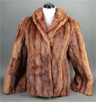 1950's Mink Fur Coat- Classic Crop