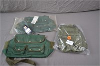 31: (3) fishing pouches