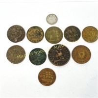 CANADIAN 1820-1880 COINS & TOKENS