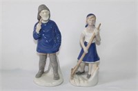 Two Continental Porcelain Figures,