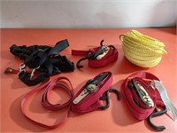 Lot of tie down straps