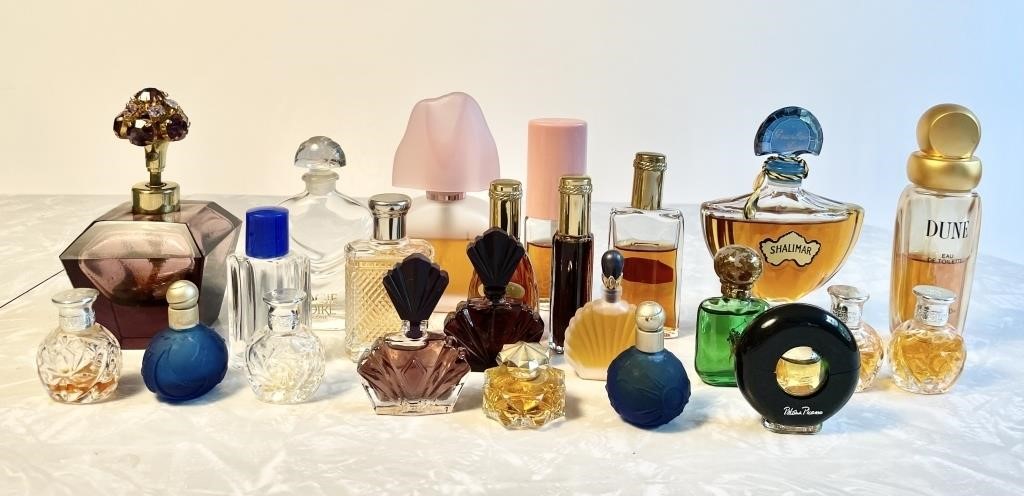 Large group of perfume and eau de toilette