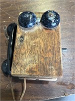Antique Kellogg Wall Crank Telephone 1900s phone