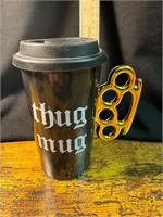 NEW TILLYS "THUG MUG" W/ BRASS KNUCKLES HANDLE