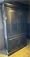 Wooden HUTCH ARMOIRE - 4 door 2 drawer