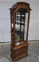 Lighted Display Cabinet 24x12x69"H