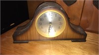 Linden wood clock