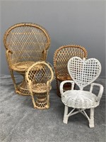 4 Doll Chairs