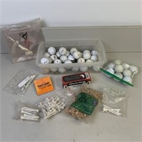 Varies Golf balls & Tees