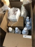 Box- Various Cleaners, Disinfectants, Etc.